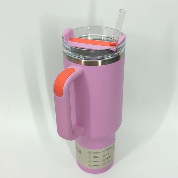 Stanley 40oz Stainless Steel H2.0 FlowState Quencher Tumbler Amethyst Purple NWT - Picture 7 of 14